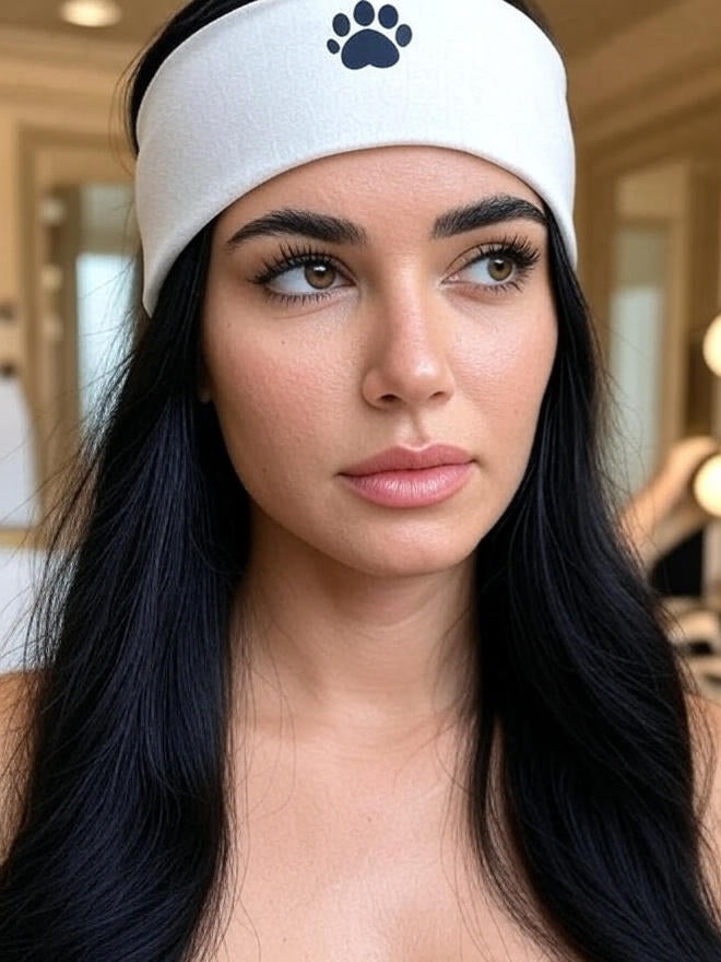 🧖‍♀️ Havlu Bandana – “Bakım Anının Sessiz Yardımcısı”