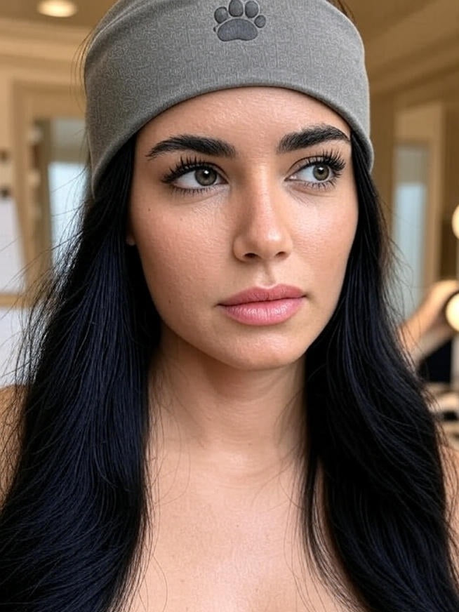 🧖‍♀️ Havlu Bandana – “Bakım Anının Sessiz Yardımcısı”